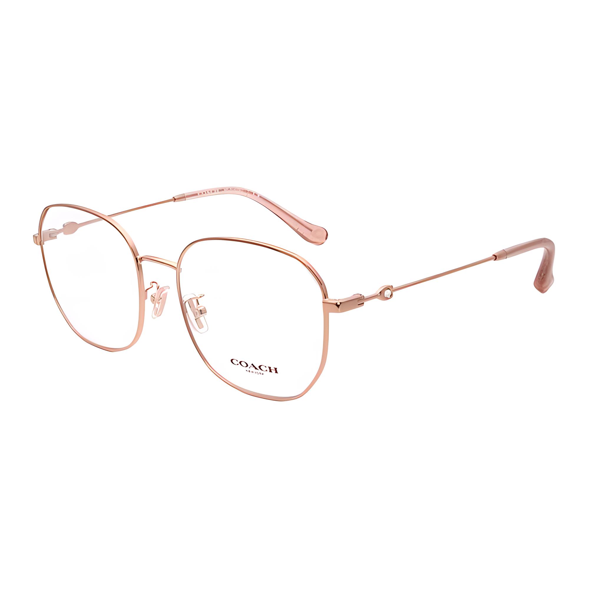 

COACH Унисекс квадратные очки в розовом золоте, Rose Gold