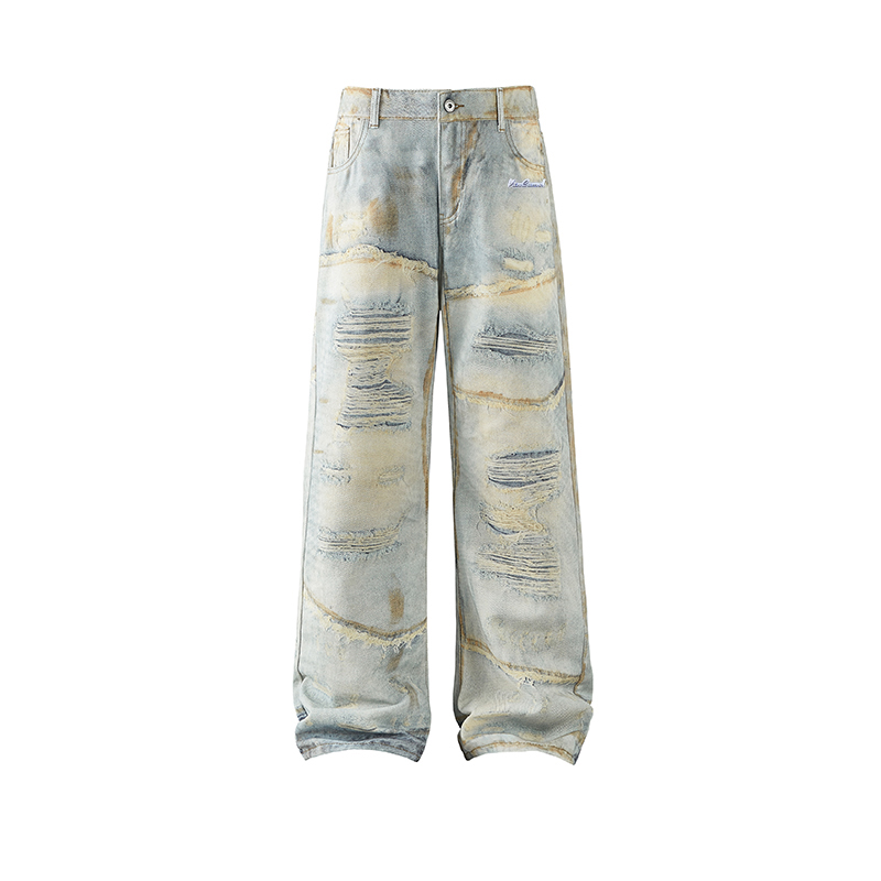 

VanCamel Джинсы мужские синие умеренно прямого кроя