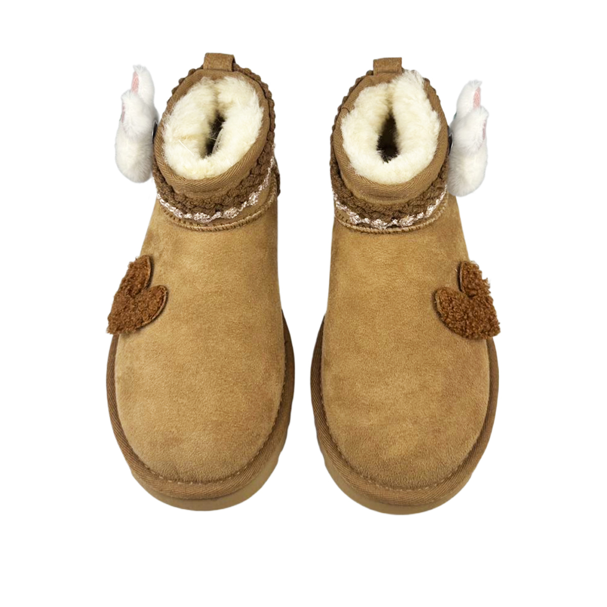 Ботинки Ugg Women's Classic Ultra Mini, каштановый/Розовый кролик — фото 4
