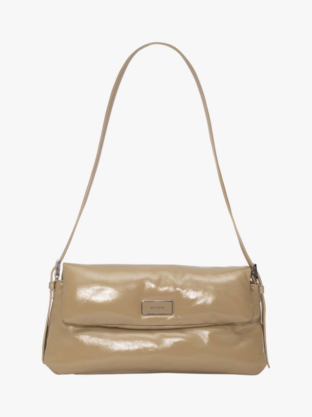 

Кожаная сумка Tilda с мягкими плечевыми ремнями BY FAR, Tan