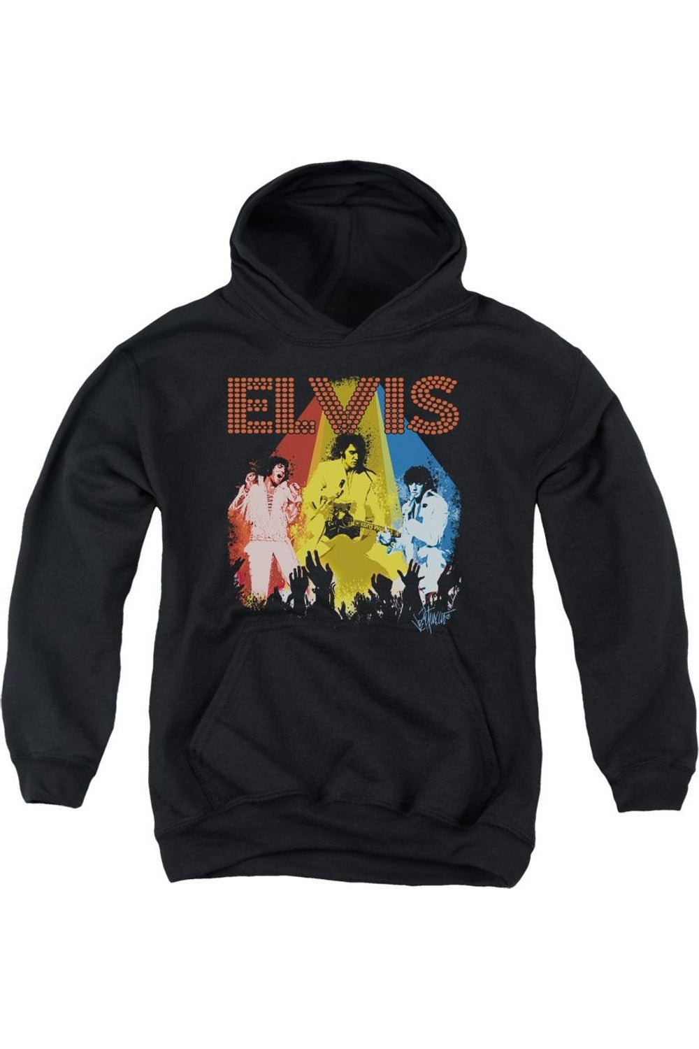

Элвис Пресли Вегас в воспоминаниях молодежная толстовка с капюшоном Gildan, черный