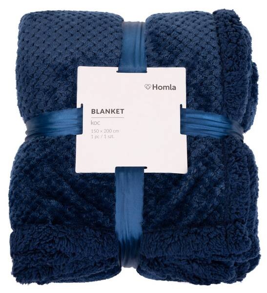 

Одеяло Homlando NOAH, 150x2x200 см, темно-синий