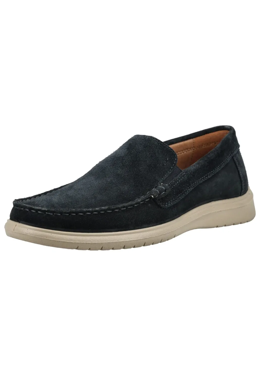 Slipper из велюра, Imac, синий/бежевый