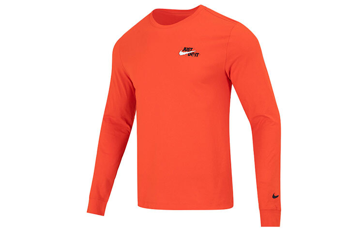Футболка мужская оранжево-красная Nike, оранжевый/красный — фото 2