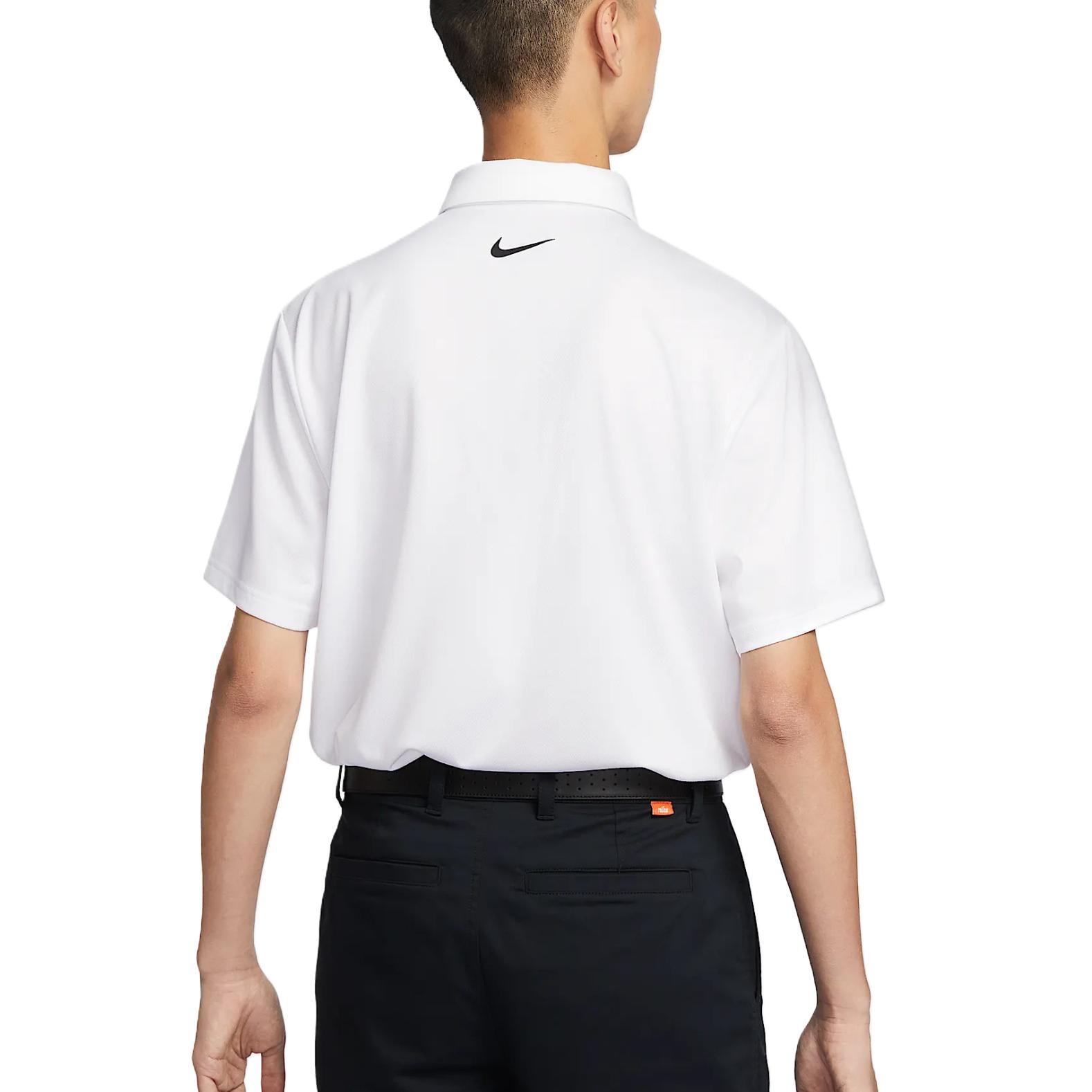 Nike Футболка Dri-FIT Tour мужская белый/белый/черный — фото 3