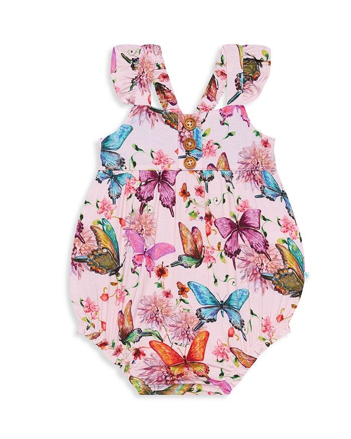 

Комбинезон Henley с рюшами и пузырьками для девочек Posh Peanut - Baby, розовый