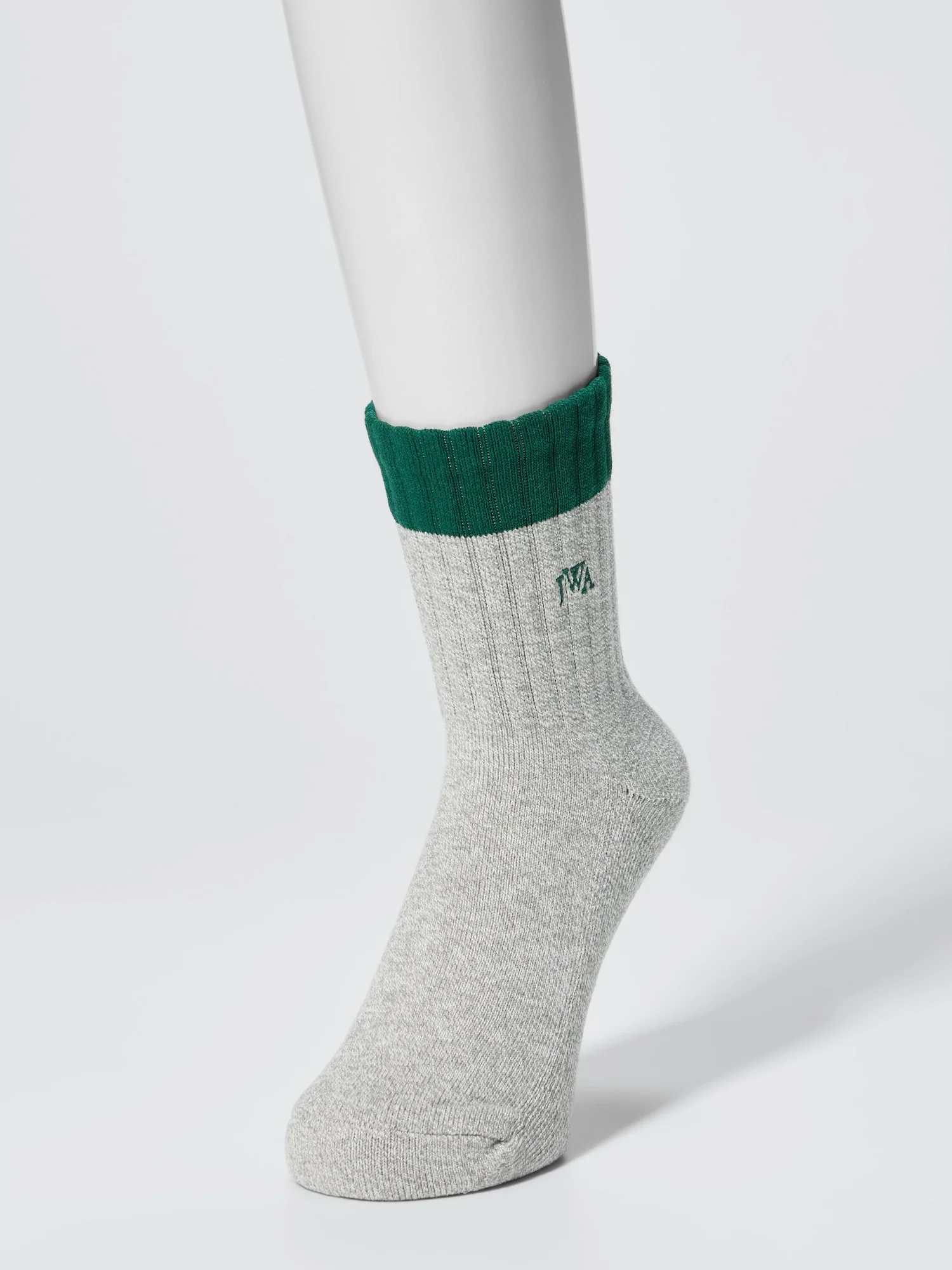 Носки Uniqlo x JW Anderson Heattech Bi-color, 04 серый — фото 2