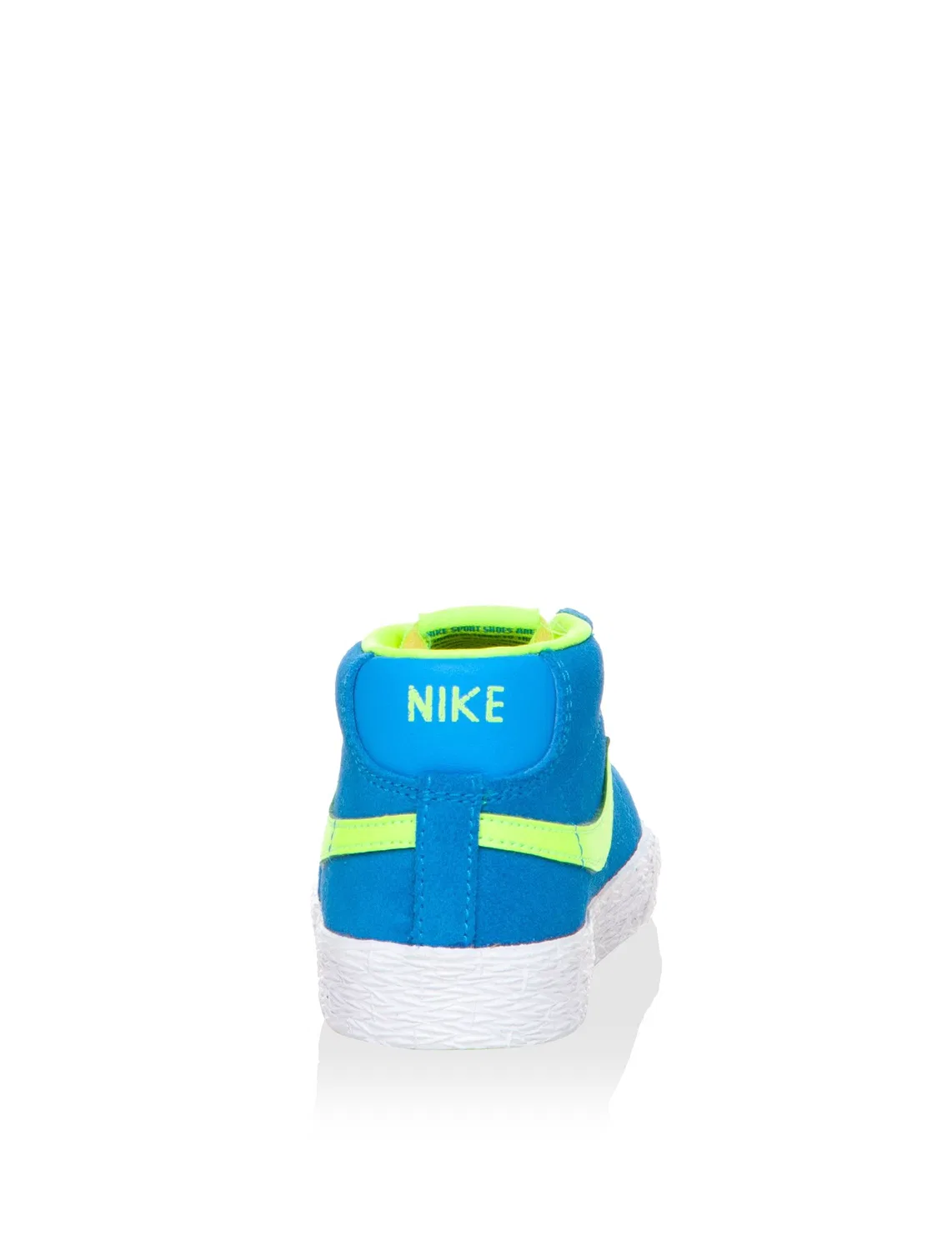 Детские кроссовки для мальчиков с кожаным верхом Mid Vintage Blazers NIKE, Clear Sky Blue — фото 2