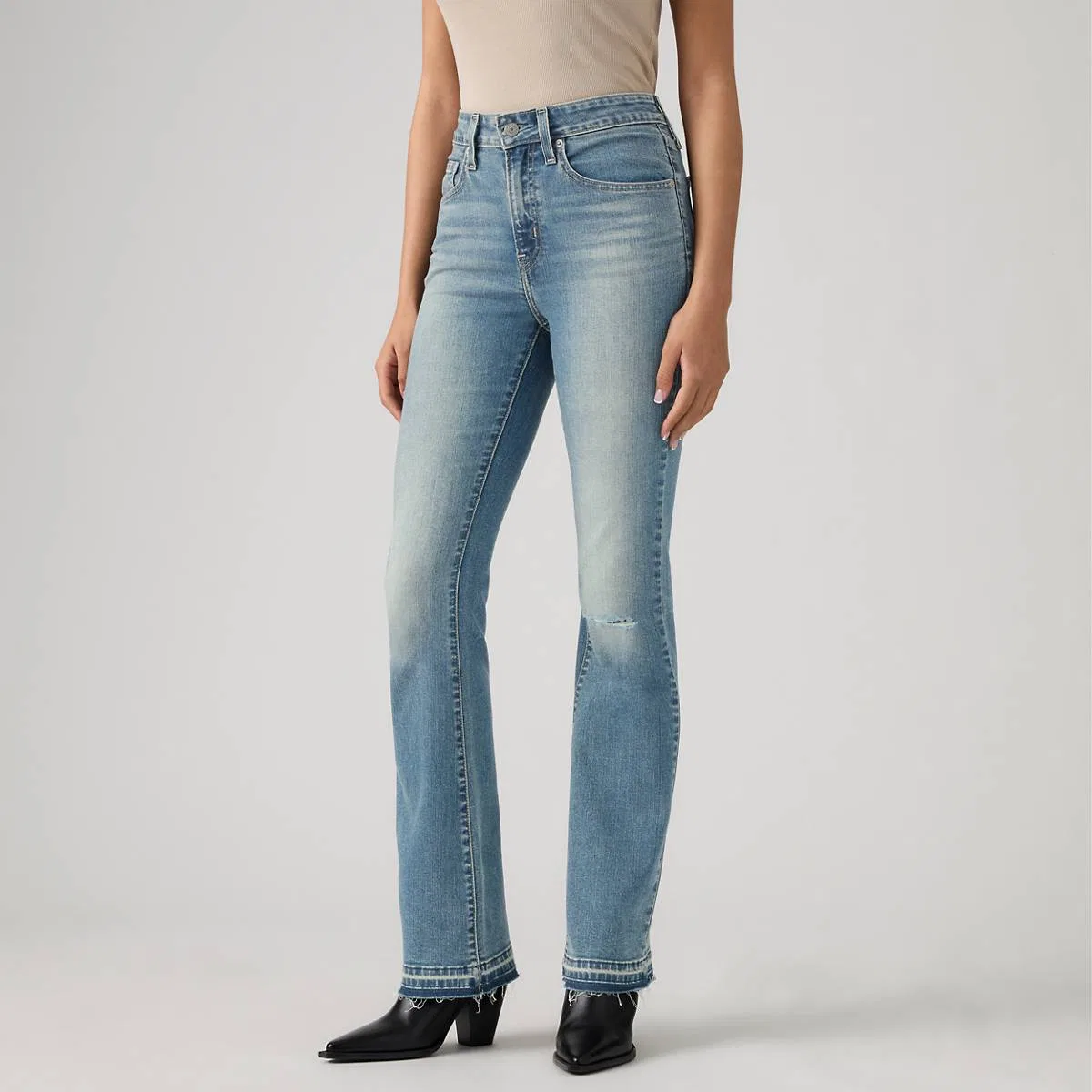 джинсы 725 с высокой посадкой и расклешенными штанинами для женщин Levi's, Some More - Medium Wash — фото 2
