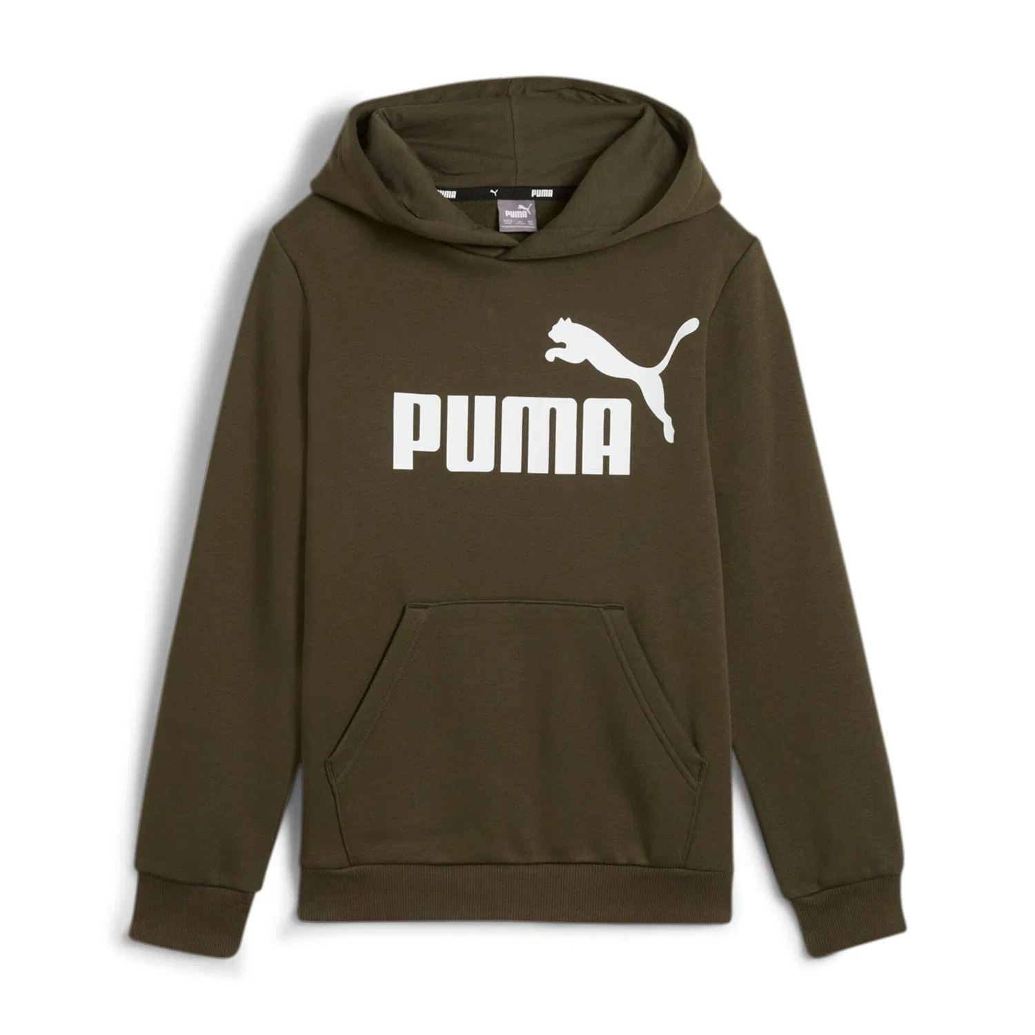 Детское худи с длинным рукавом Ess Big Logo Puma, Olivgrun