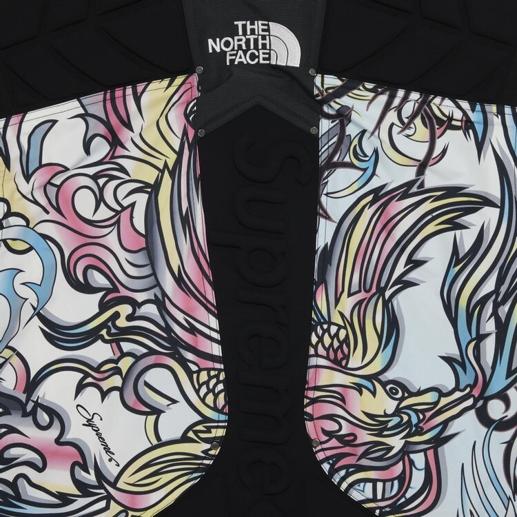 Куртка Supreme x The North Face Steep Tech Apogee Jacket 'Multicolor Dragon', разноцветный — фото 4