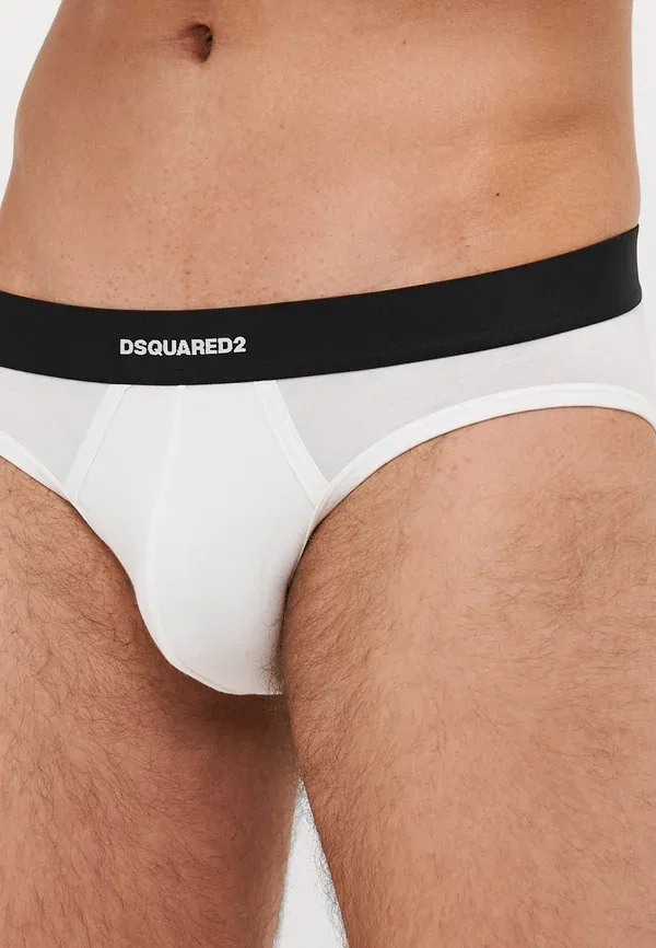 Новые базовые трусы, комплект из 2 штук Dsquared2, белый — фото 4