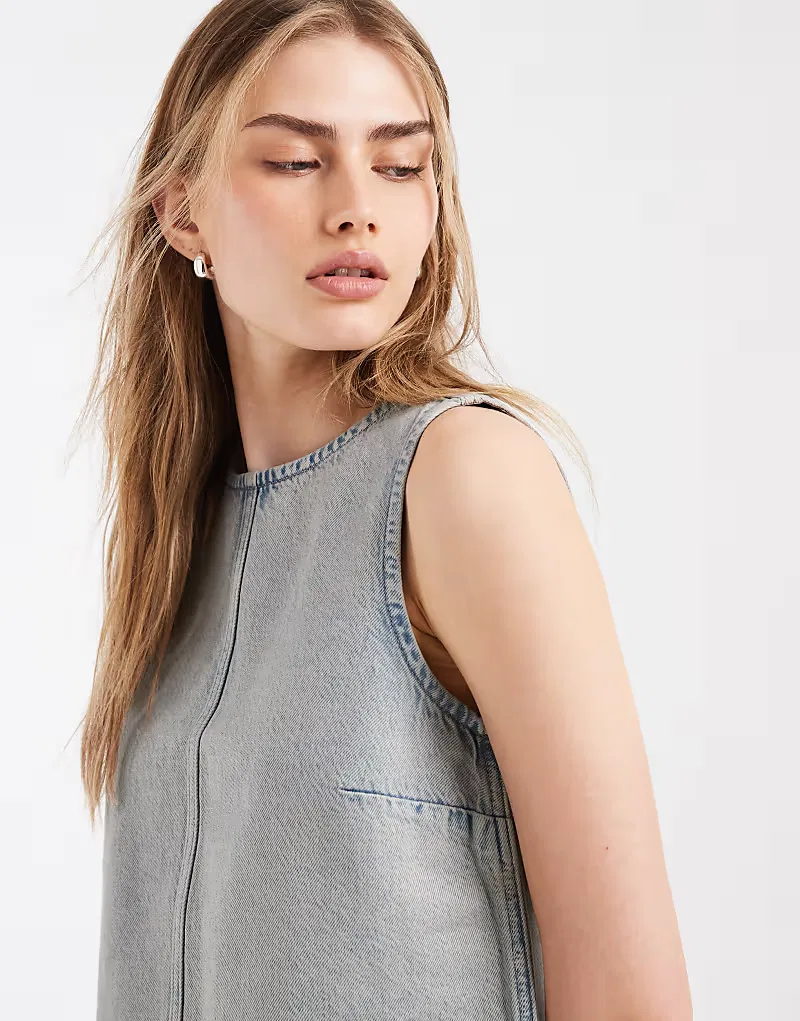Джинсовая блузка Levi's, серый — фото 2