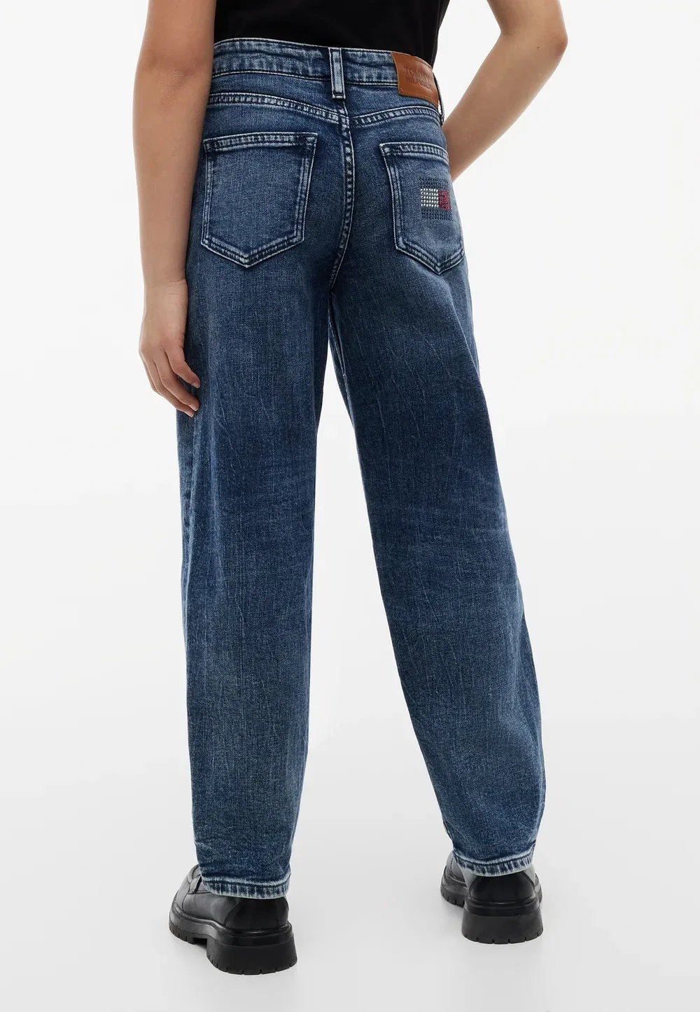 Бочкообразный американский стиль - прямые джинсы Tommy Hilfiger, Denim Medium — фото 3