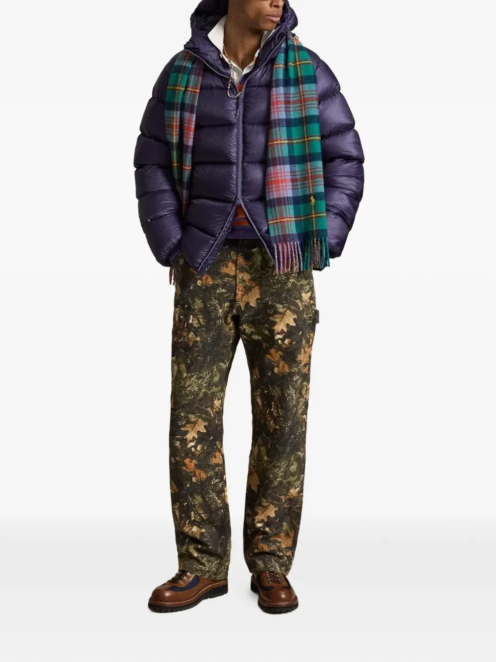 Стеганая куртка с капюшоном Polo Ralph Lauren, фиолетовый — фото 2