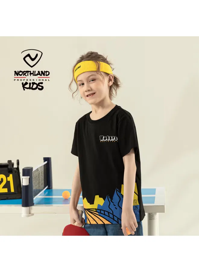 Футболка с принтом для мальчиков Northland, черный — фото 4