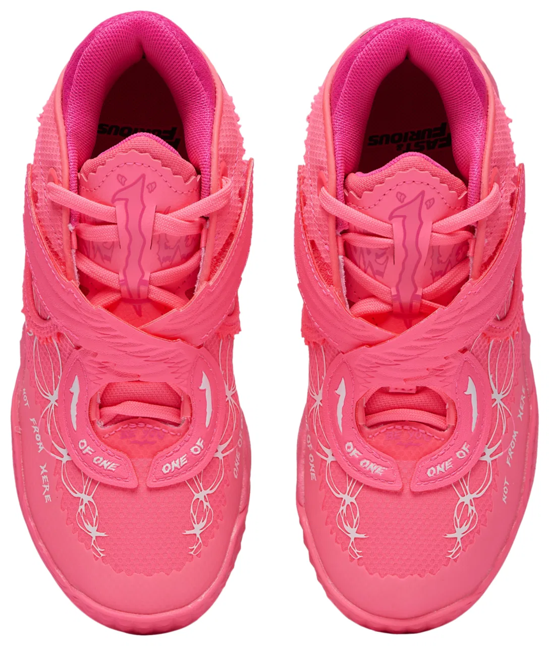 Мальчиковые кроссовки MB 05 Fast & Furious Miami PUMA, белый/розовый — фото 4