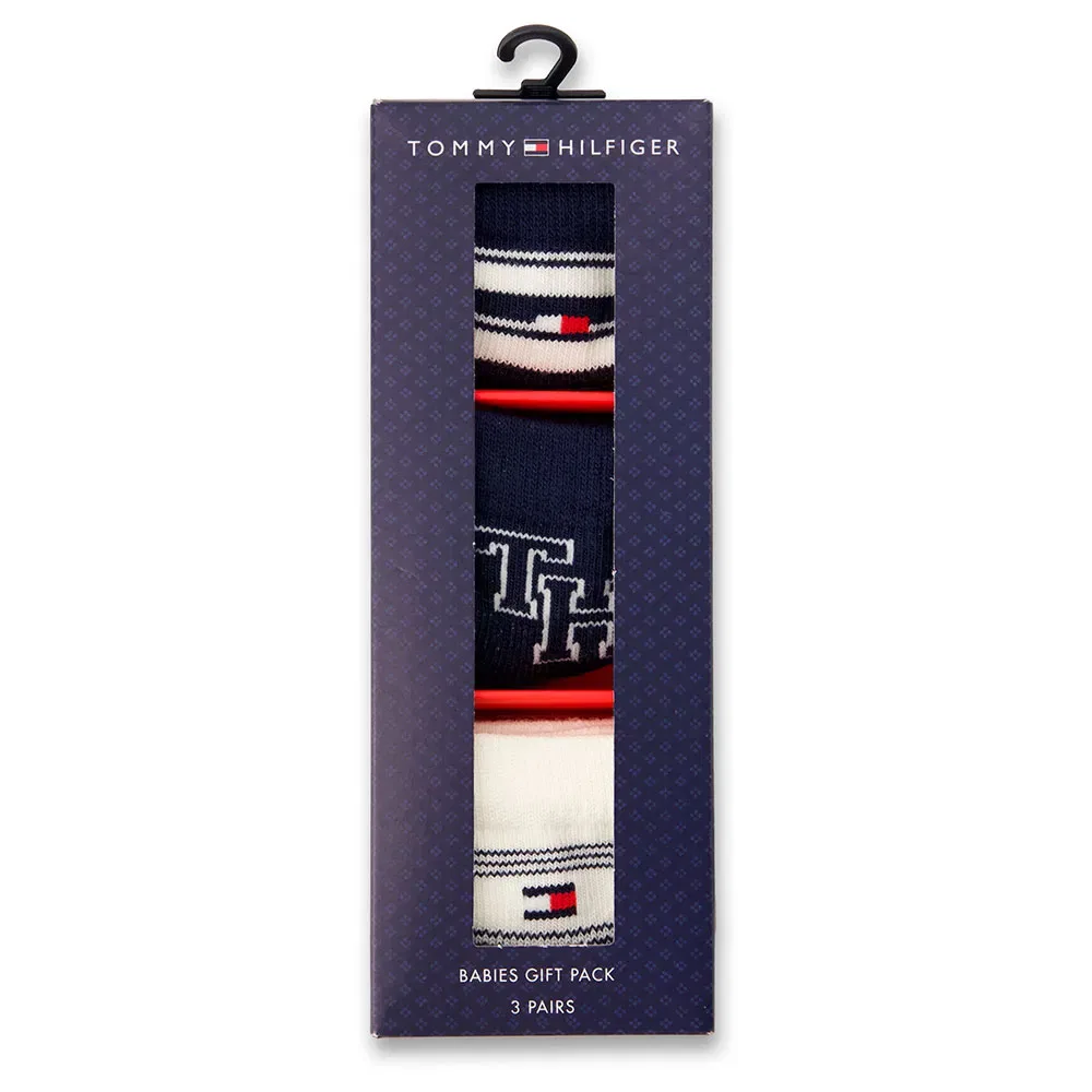 Носки короткие 3 пары Tommy Hilfiger, белый — фото 3