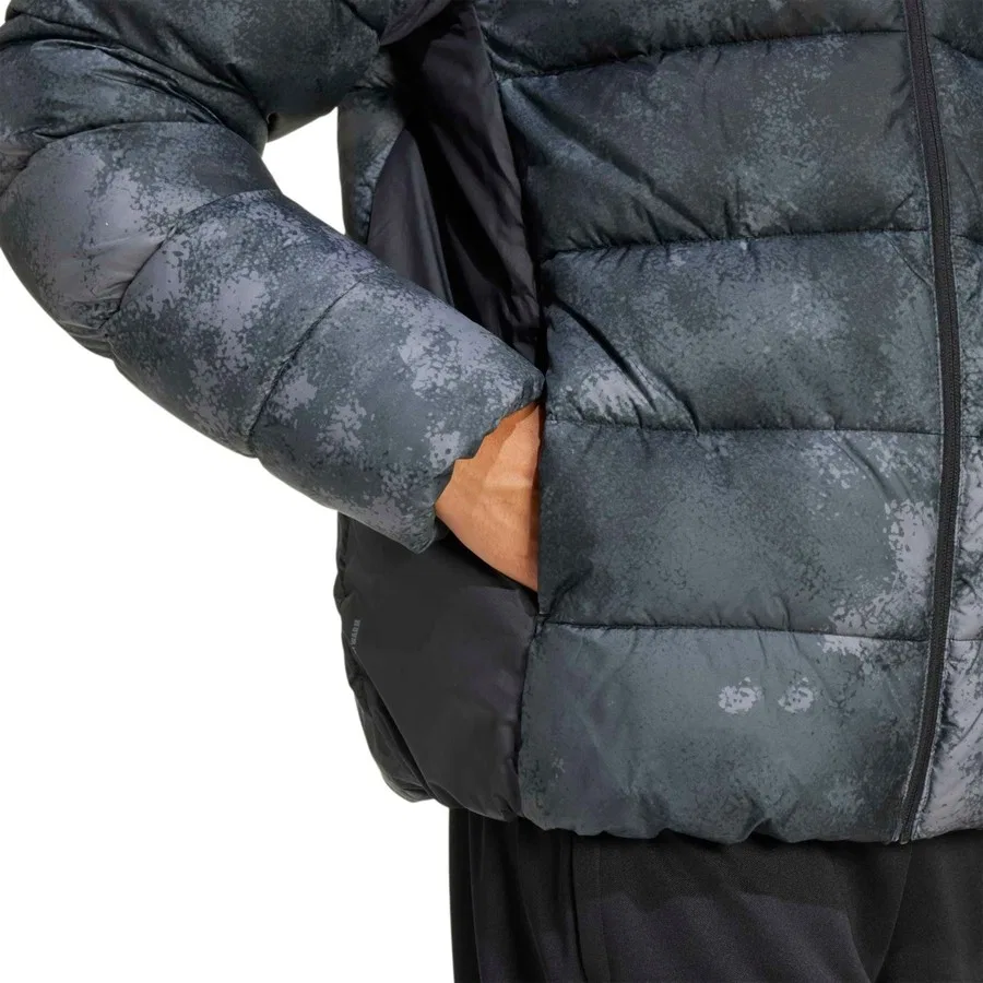 Мужская куртка с наполнителем Ess Sd Puf Hd J adidas, Черный — фото 4