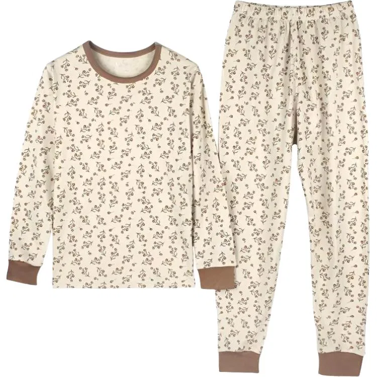 Детское термобелье Cotton Gene, Light Coffee Floral