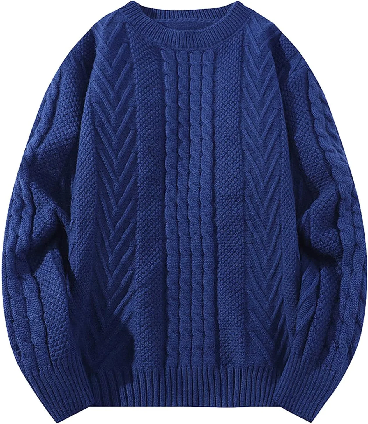 

Мужской свитер с воротником-гольф, вязаный, теплый, зимний Wunnhd