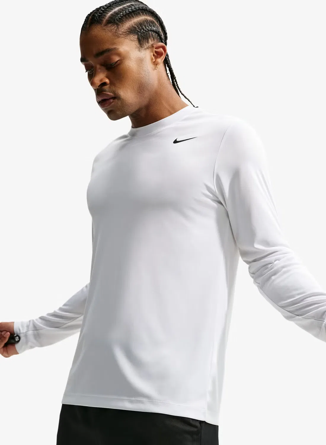 Шорты спортивные с принтом Flex Nike, черный — фото 3