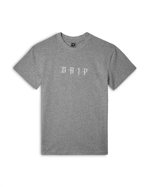 Детская футболка для мальчиков с принтом Drip Hibiscus Tee The Drip Shop, серый