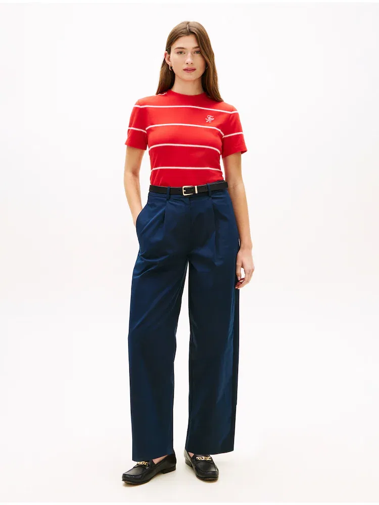 Футболка с логотипом Script TOMMY HILFIGER, Red — фото 2
