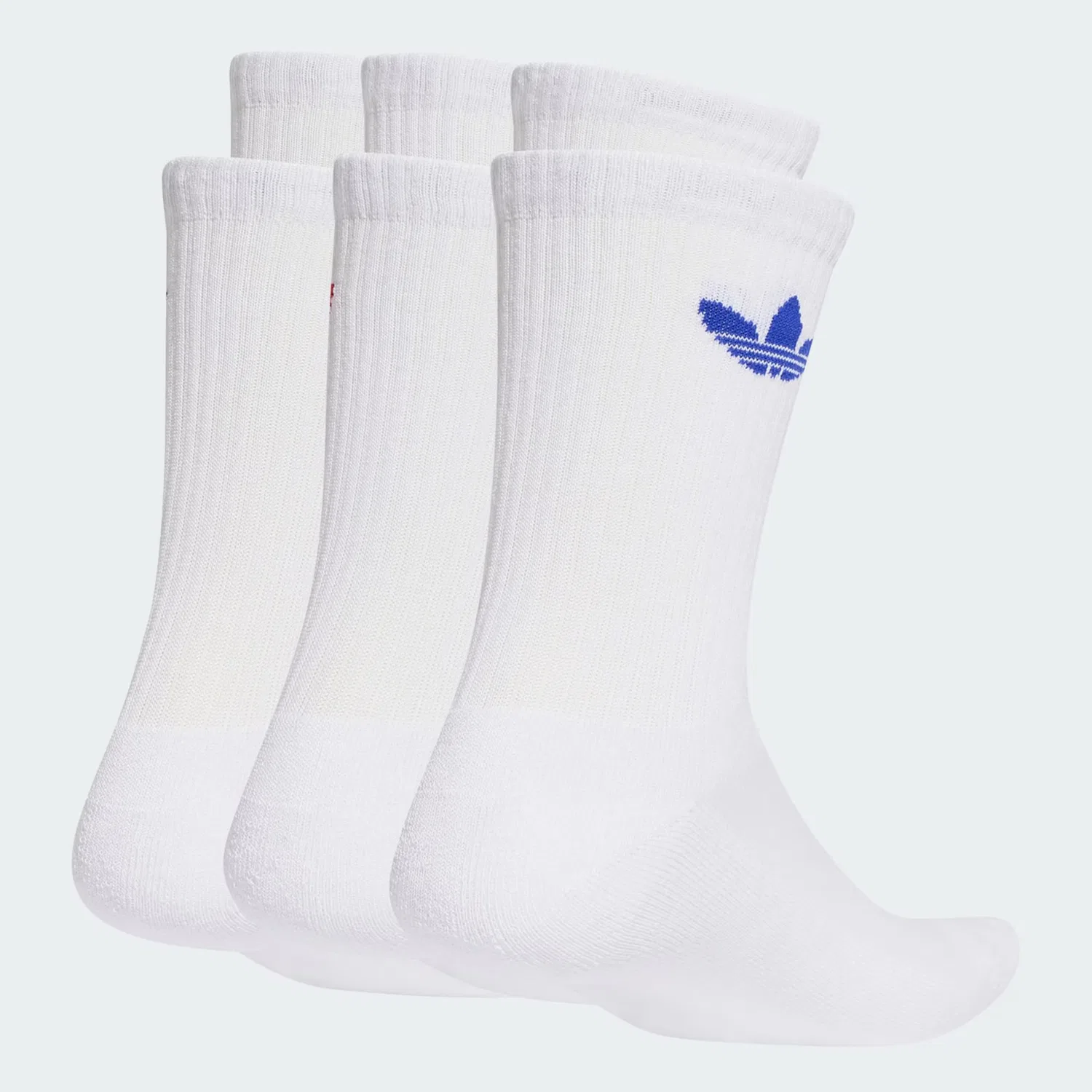 Носки Adidas Originals Trefoil Cushion белого цвета — фото 2