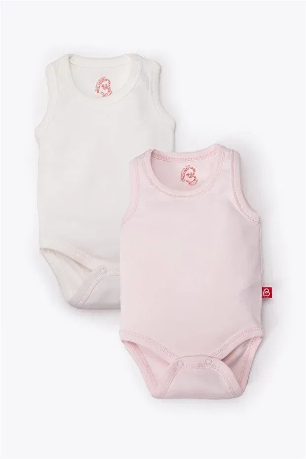 Детское боди-комбинезон для девочек с длинным рукавом Body athlete 2-piece Bebetto, Pink