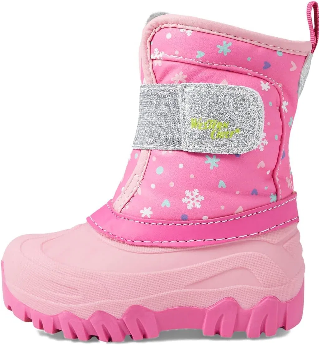 Детские сапоги для девочек с принтом Baker Snow Boot Western Chief, Pink — фото 4