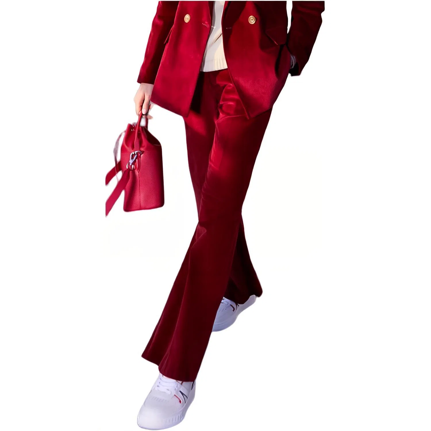 Брюки LACOSTE Burgundy — фото 3