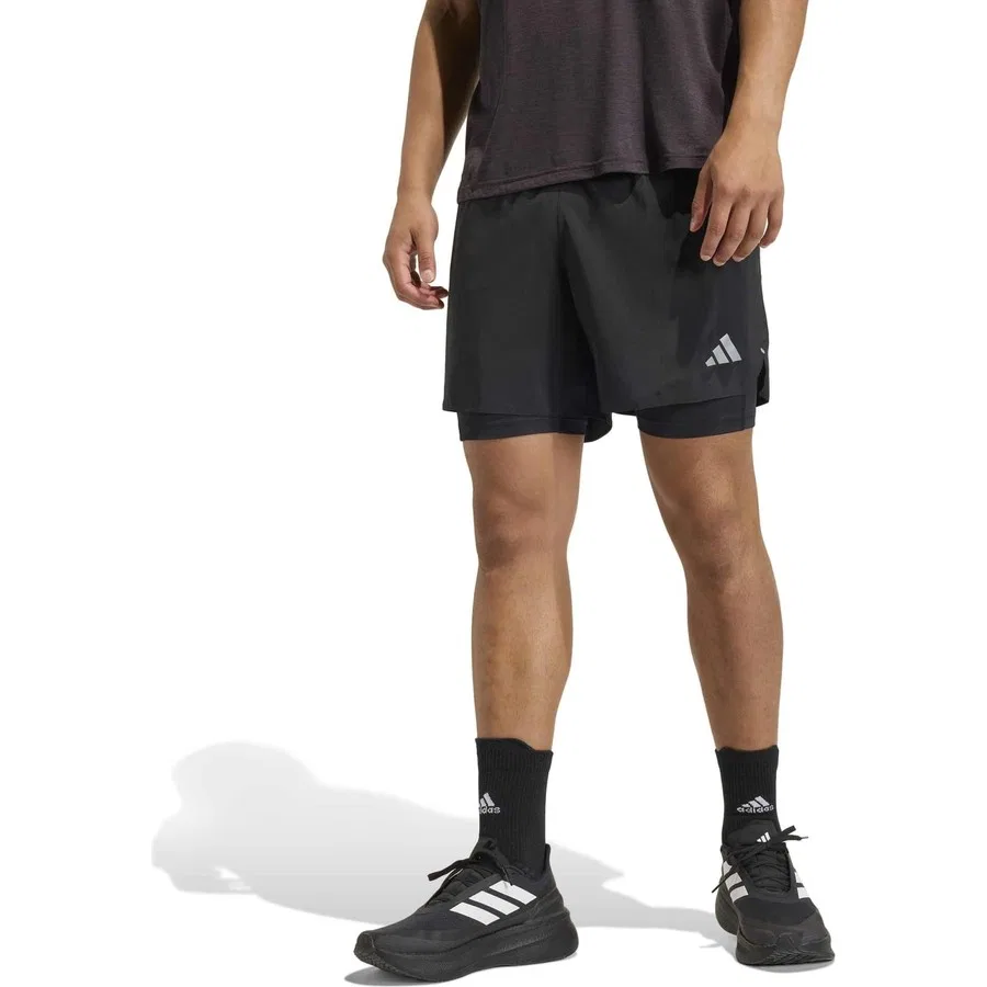 Шорты спортивные с длиной выше колена adidas, Черный