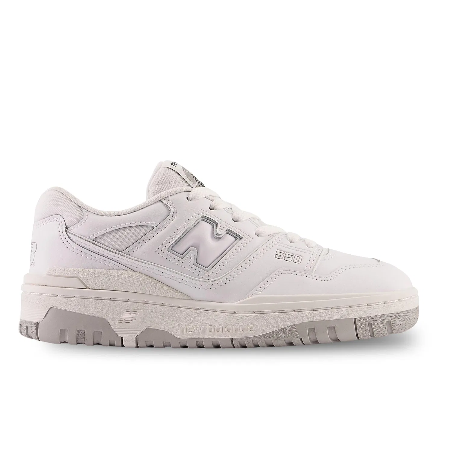 Детские кроссовки для мальчиков 550 New Balance, White White Pb — фото 2