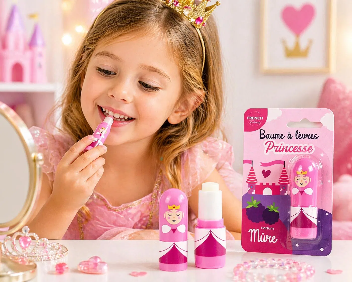 Бальзам для губ Princess, French Tendance, 3.3г, Blackberry Fragrance