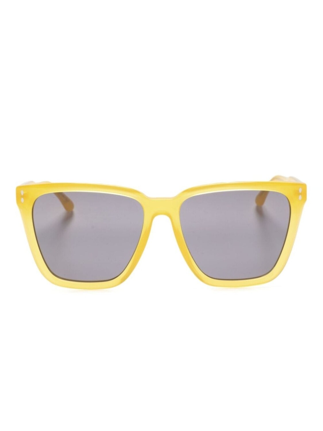 

Isabel Marant Eyewear солнцезащитные очки в квадратной оправе, желтый