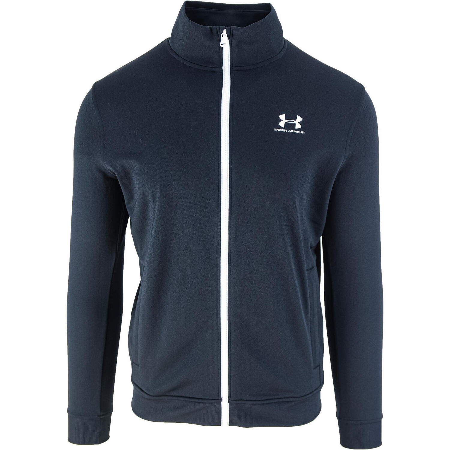 

Ветровка Трикотажная куртка в спортивном стиле UNDER ARMOUR, черно-белый
