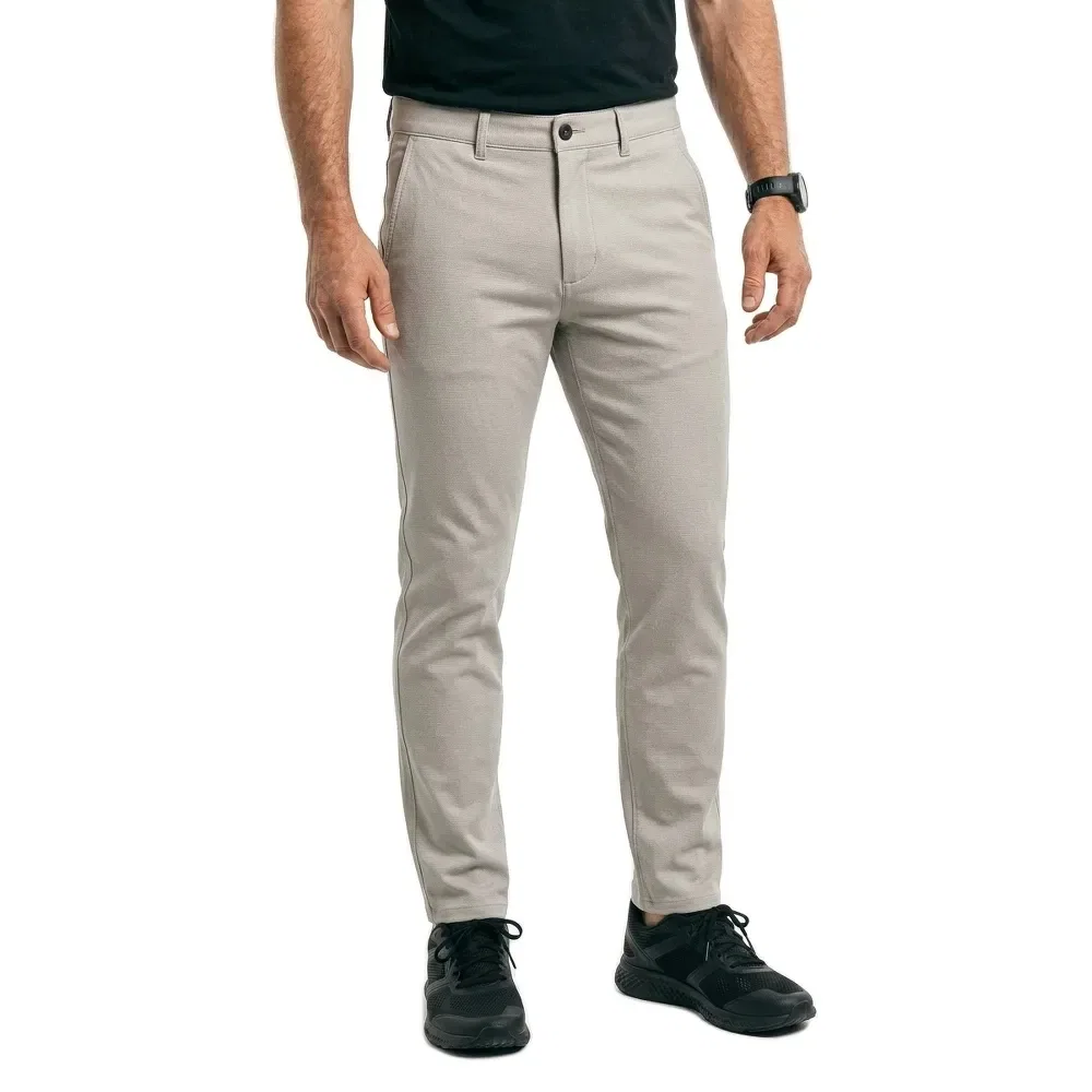 Брюки чинос Slim Fit BOSS, бежевый — фото 2