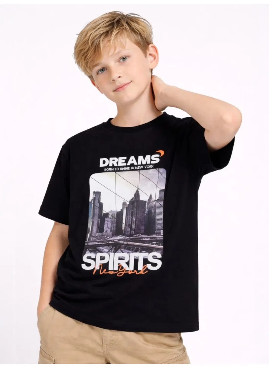 Футболка с принтом Dreams & Spirits Victor And Jane, черный