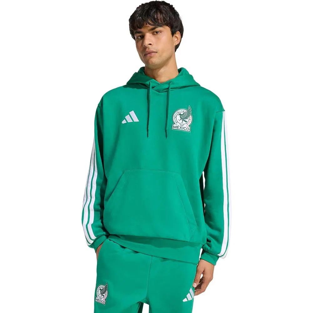 Мужская флисовая толстовка Adidas, Green — фото 2