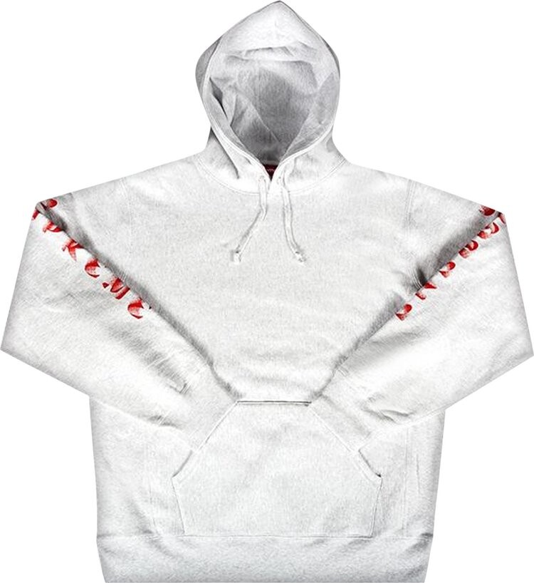 

Толстовка Supreme Gradient Sleeve Hooded Sweatshirt 'Ash Grey', серый