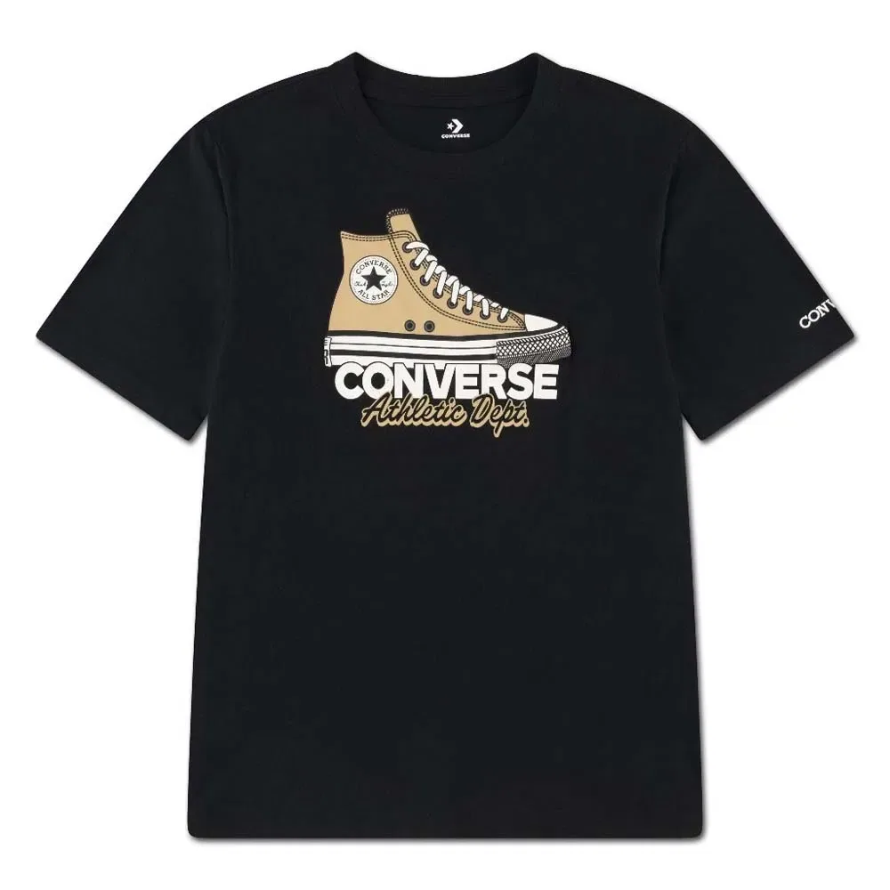Детская футболка для мальчиков с принтом Sneaker Gfx Converse kids, Black