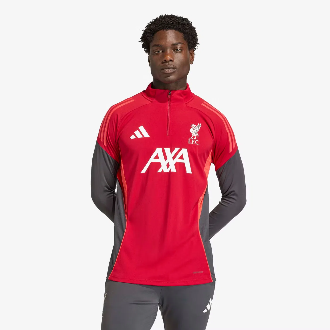 Топ футбольный тренировочный Liverpool FC Tiro 25 Adidas, красный — фото 2