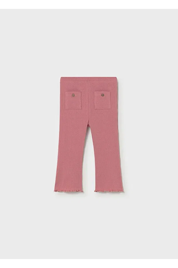 Детские леггинсы для девочек ribbed wide leg Mayoral, Pink