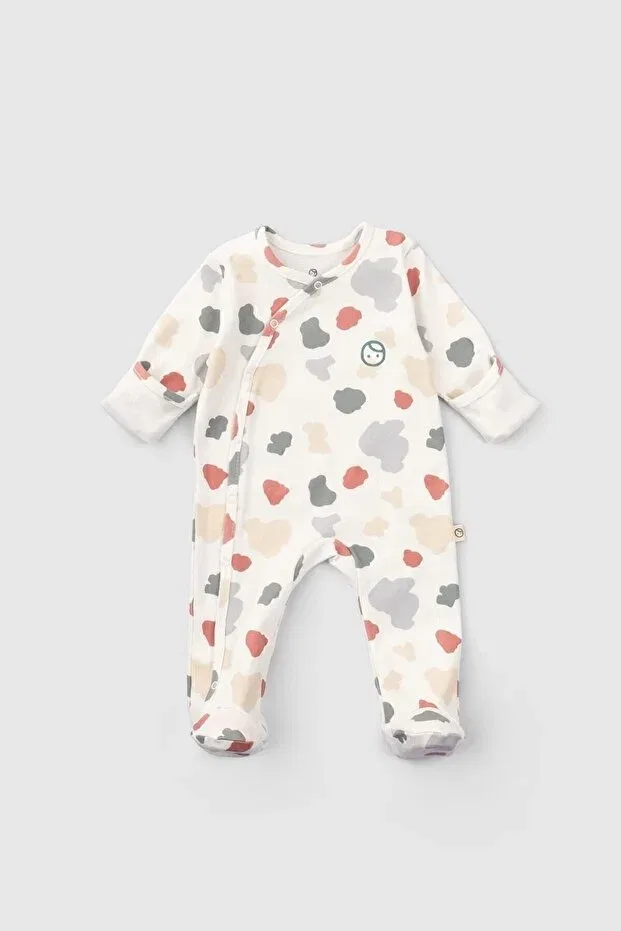 Детский комплект комбинезонов с длинным рукавом Little Gusto, Animal Print — фото 2