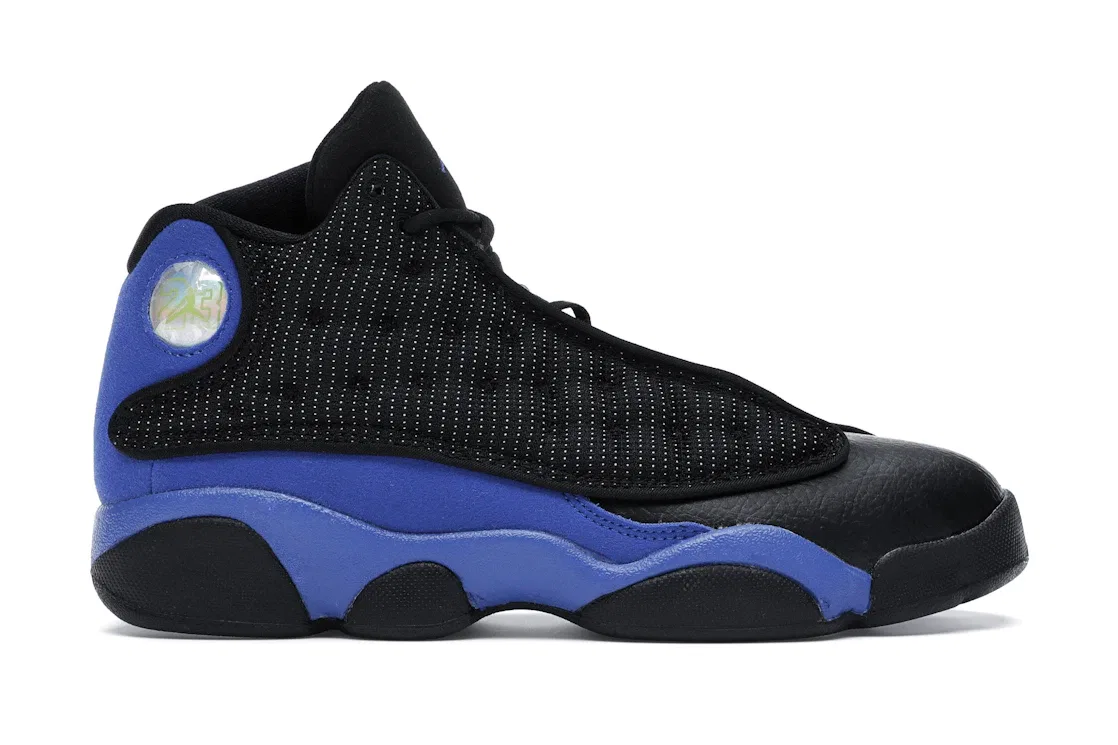 Детские кроссовки Lifestyle с принтом Air Jordan 13 Retro Jordan, Black/Black-White-Hyper Royal