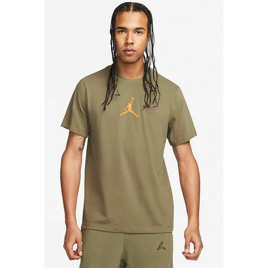 Футболка с графическим принтом Jordan Jumpman Dri-FIT Crew Nike, Зеленый