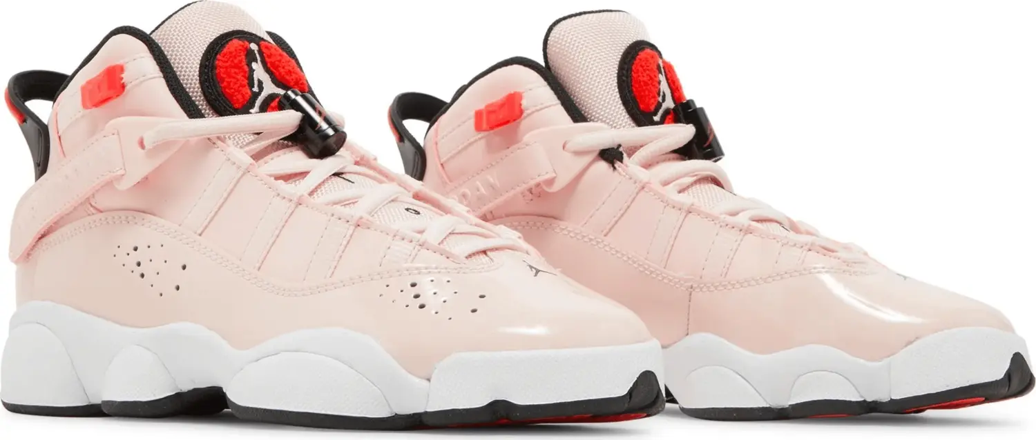 Кроссовки Nike Jordan 6 Rings GS, розовый — фото 2