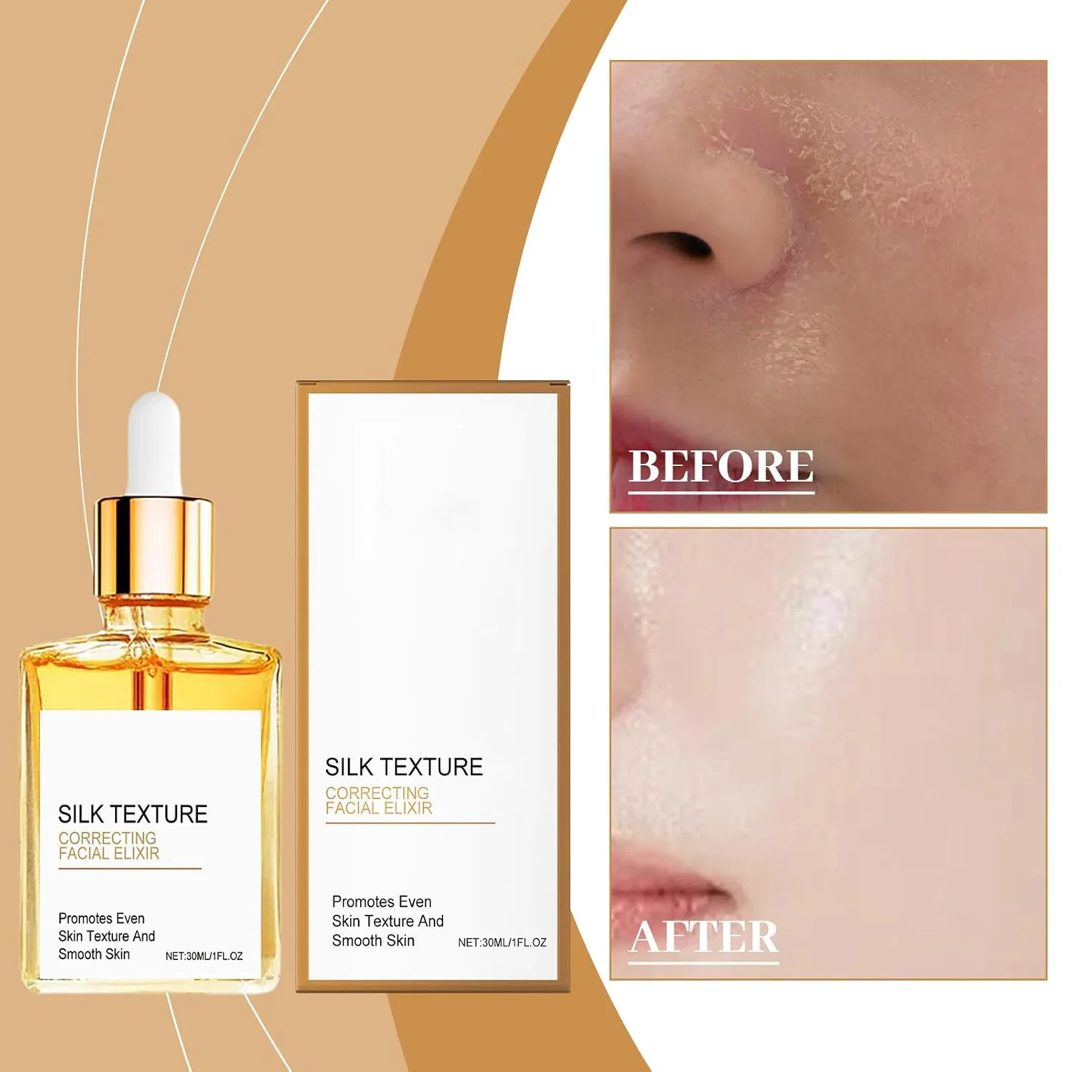 Масло для тела Silk Body Oil, ZKKD, набор 3 шт., 30 мл, 3PCS — фото 2