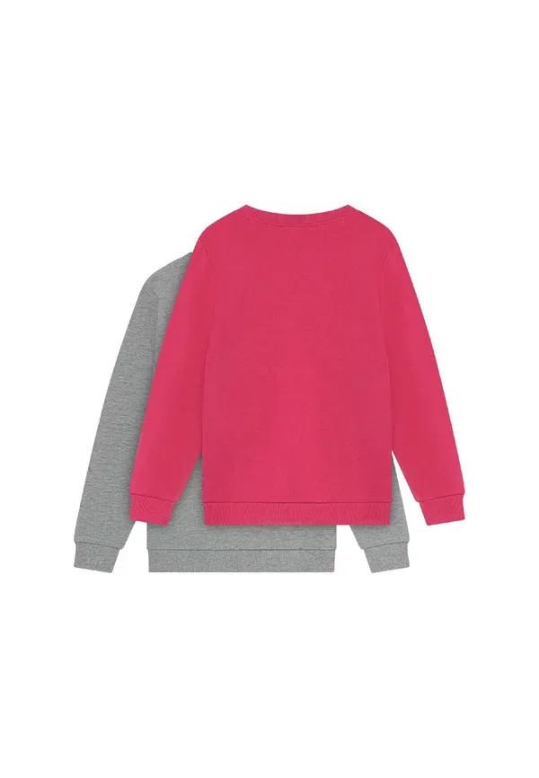 Комплект из 2 свитшотов, дышащая ткань Misweatshirt 2 pack Minymo Beetroot Purple, фиолетовый — фото 2